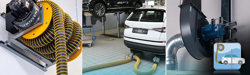 Vehicle Exhaust Extraction in Workshops